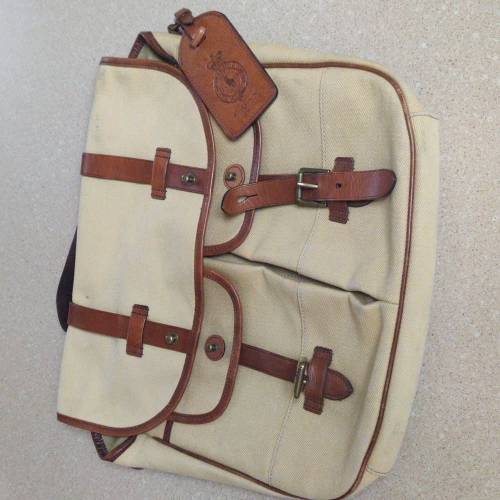 Ralph Lauren soft briefcase
